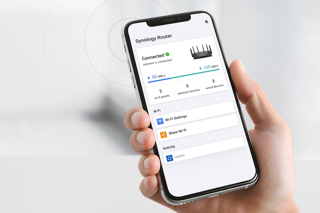 Synology Account Login Using the DS Router App