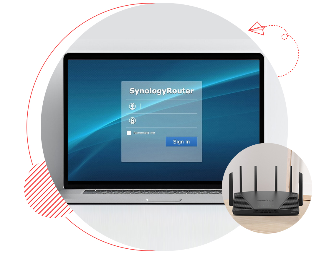 router.synology.com Via Web Browser